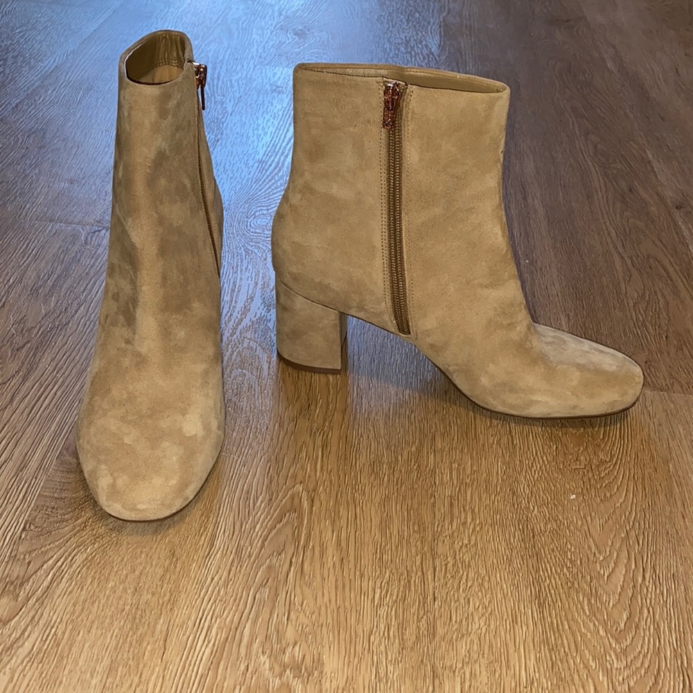 Suede booties